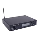 ASHATA Wireless Headphone Monitoring System with Exceptional Sound Quality, Comfortable Monitoring Functions, and Color TFT LCD Display for Studio, Guitar, Live Performance (US Plug)