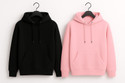 Ashkart Solid Hooded Neck Casual Men Black, Pink Sweater