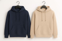 Ashkart Solid Hooded Neck Casual Men Black, Beige Sweater