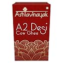 Ashtavinayak A2 Desi Cow Ghee | Gir, Badri, Sahiwal, Rathi | 100% Natural &amp; Pure | Automatic Bilona Method | Untouched By Hand | Natural, Aromatic &amp; Healthy | Tamper Proof (900mL)