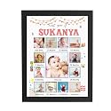ASHVAH 12 Months Baby Girl Photo Frame