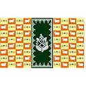Ganeshji and Cows Design Backdrop Curtain for Pooja Decoration Traditional/Background Curtain Cloth for Pooja/Festival Fabric-Polyster Size-5 Feet Height and 8 Feet Width(5 * 8)