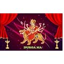 Goddess Durga MATA Design Backdrop Curtain for Pooja Decoration Traditional/Background Curtain Cloth for Pooja/Festival Fabric-Polyster Size-5Feet Height and 8Feet Width(5 * 8)