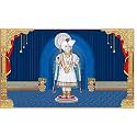Lord Swaminarayan Design Backdrop Curtain for Decoration Backdrop Cloth for Pooja Decoration Traditional/Background Curtain Fabric-Polyster Size-5Feet Height and 8Feet Width(5 * 8)