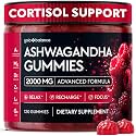 Ashwagandha Gummies 2000mg, Raspberry Flavor (120 Count) - Supplement