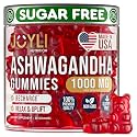Ashwagandha Gummies for Women &amp; Men - Natural Calm Gummies with Ashwagandha Root Extract Vitamin C Zinc - Ashwagandha Herbal Supplement for Sleep Stress Balance - 60 Vegan Sugar Free Chews