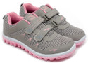 asian Fashion-02 Grey Pink Walking ShoesGym ShoesCasual