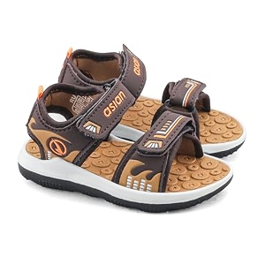 asian henry-02 kids sports sandals for boys amp girls  lightweight sports sandals with soft cushioning  velcro straps amp anti-slip grip sole