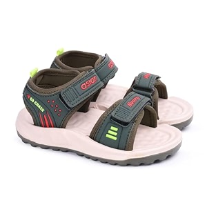 asian henry-04 kids sandals with dual velcro straps  cushioned footbed lightweight sole open-toe casual outdoor sandals
