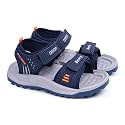 ASIAN Henry-04 Kids Sandals with Dual Velcro Straps | Cushioned Footbed, Lightweight Sole, Open-Toe Casual Outdoor Sandals