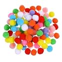 Asian Hobby Crafts 50PCS Wool Felt Balls for Craft DIY – Multicolor Pom Pom Balls for Decoration, Jewelry Making, Kids Art & Home Decor, 25mm Pom poms for Kids