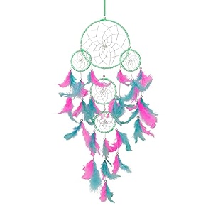 asian hobby crafts dream catcher wall hanging for wall decor home decoration bedroom and living room positive energy and protection from nightmares marina 55x15cm