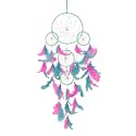 Asian Hobby Crafts Dream Catcher Wall Hanging for Wall Decor, Home Decoration, Bedroom and Living Room, Positive Energy, and Protection from Nightmares (Marina, 55X15cm)