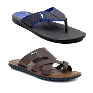 ASIAN Mens WalkingCasualFormal Sandal Pack of 2