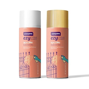 asian paints apco aerosol combo white 250 g 400ml  gold 250 g 400ml