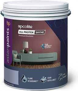 asian paints apcolite all protek shyne 20l white emulsion wall paint 20 l