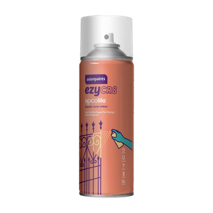 asian paints ezycr8 apcolite diy 100 acrylic  multi-surface use metal wood  walls smoke grey spray paint 400 ml pack of 1