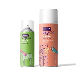 asian paints ezycr8 crackle brown 125 g 200ml  white 250 g 400ml