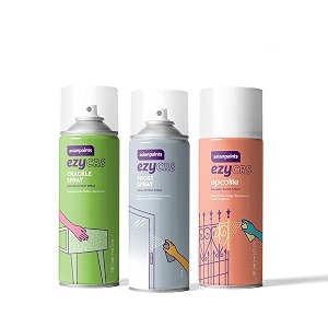 asian paints ezycr8 crackle brown 125 g 200ml  frost clear 125 g 200ml  white 125 g 200ml large apacbfw600