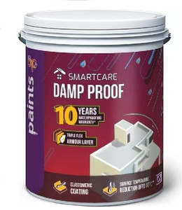 asian paints smartcare damp proof with heat reduction technology white emulsion wall paint