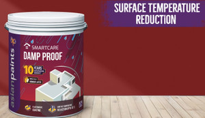 asian paints smartcare damp proof with heat reduction technology white emulsion wall paint 10 l