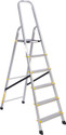 Asian Paints TruCare 6 Steps|Silver color|5 Year Warranty|Home Ladder|Anti-Skid, Foldable Aluminium Ladder (With Platform)