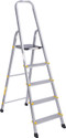 Asian Paints TruCare 5 Steps|Silver color|5 Year Warranty|Home Ladder|Anti-Skid, Foldable Aluminium Ladder (With Platform)
