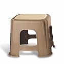 Asian Plastic Plastowares Easy Grip Stool | Durable Bathroom, Home, and Office Stool | Lightweight and Versatile, 10D x 10W x 10H Mm, Coffee Brown
