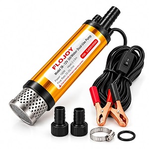 asian pumps amp machineries 12v 100w oil fuel diesel water transfer submersible pump with filter 8500 rpm 19mm outlet with filter lift 25-3 mtr amp flow 35 lmin pump dia 51mm