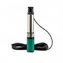 Asian pumps & Machineries 24v 250W Borewell/Openwell Submersible Impeller Pump for Tank Filling, Farmland Irrigation, Head 120 feet Outlet 1” Flow 3000-4000L/hr Copper Winding Cable 10 Meter