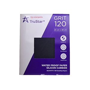 asianpaints trustar plus waterproof sanding paper pack of 100 120 grit