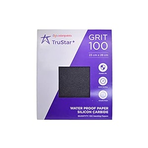 asianpaints trustar plus waterproof sanding paper pack of 100 100 grit