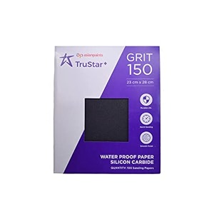 asianpaints trustar plus waterproof sanding paper pack of 100 150 grit