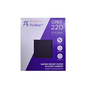 asianpaints trustar plus waterproof sanding paper pack of 100 220 grit