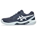 ASICS Dedicate 8 Woman Tennis Shoes White Silver
