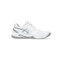 ASICS Dedicate 8 Woman Tennis Shoes White Silver