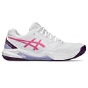 ASICS Dedicate 8 Woman Tennis Shoes White Silver