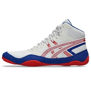 asics men lace up wrestling shoe