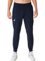 Asics Solid Men Blue Track Pants