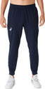 Asics Solid Men Blue Track Pants