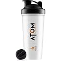 AS-IT-IS ATOM Shaker Bottle 800Ml | Bpa free | Durable| Leak Proof | With Mixer Ball | - Plastic, Transparent