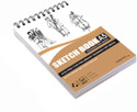 Askprints A5 Top Spiral-Bound Sketchbook for Artists | Sketching and Drawing Doodling Sketch Pad