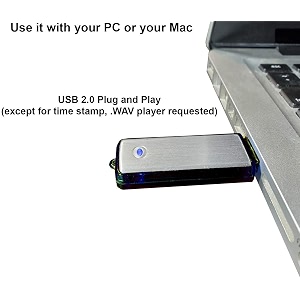 Asleesha 8GB Digital Voice Recorder USB Flash
