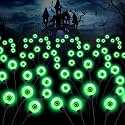 ASMAD Halloween Decorations Outdoor Solar Scary Eyeball Lights,4Pack 32LEDs