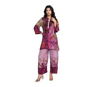 Asmeriyo Women Printed Co Ord Set with