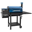 ASMOKE Pellet Grill, 700 sq in Wood Pellet Smoker Grill Combo, 8 in 1 portable Outdoor Grills & Smokers with Auto Temperature Control, Include 3 BBQ Grill Accessories (Blue-1, 700 Sq. in.),AS660N-1