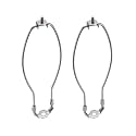 Aspen Creative 20004-22 12" Lamp Harp with Saddle Finish, 2 Pack, Satin Nickel
