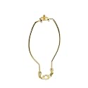 Aspen Creative 20005-1 7" Saddle, 7" Lamp Harp, Polished Brass