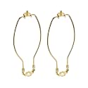 Aspen Creative 20006-12, 10" Lamp Harp with Saddle in Polished Brass Finish, 2 Pack