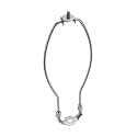 Aspen Creative 20007-2 Saddle, 10" Heavy Duty Lamp Harp, Satin Nickel